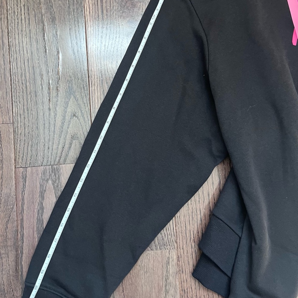 PUMA Women's Black Sweater with Vibrant Pink Logo - Picture 9 of 9